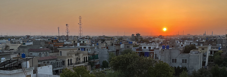 Photo: View of the City from the Hostel taken by author